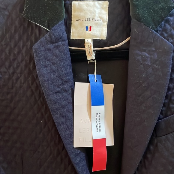 Avec Les Filles Navy Blazer - Picture 2 of 5